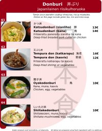 Ricebowl dishes